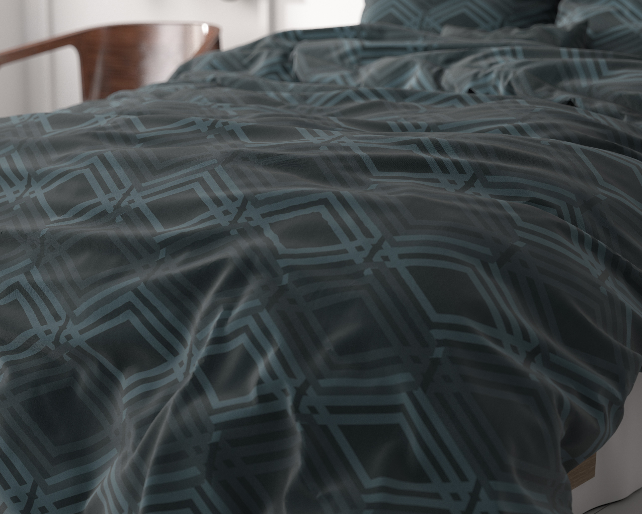 Wavey Navy 140 x 200/220