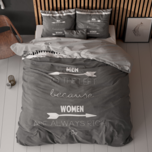 Women Always Right Antraciet 200 x 200/220